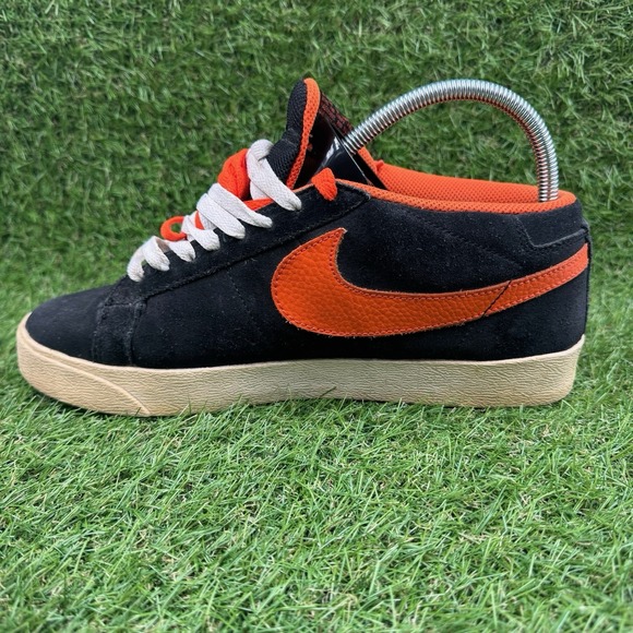 Nike Blazer SB CS Brian Anderson 2010 Mens Size 8.5 Y2K Black Orange Skate Shoes - Picture 4 of 10
